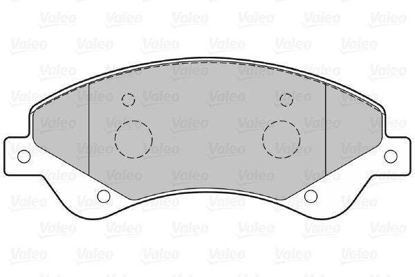 VALEO, Kit de plaquettes de frein, frein à disque