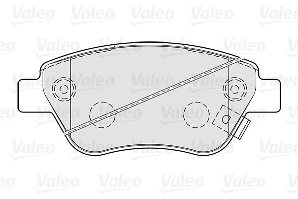 VALEO, Kit de plaquettes de frein, frein à disque