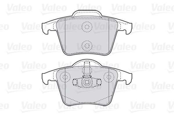 VALEO, Kit de plaquettes de frein, frein à disque