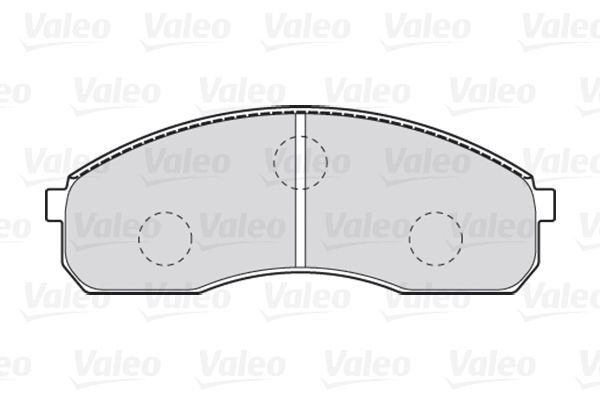 VALEO, Kit de plaquettes de frein, frein à disque