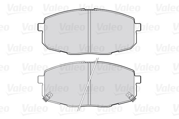 VALEO, Kit de plaquettes de frein, frein à disque