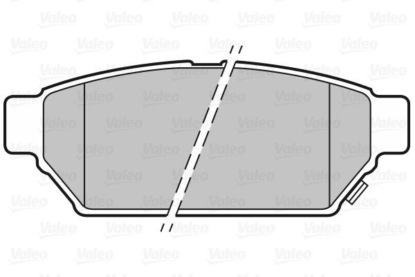 VALEO, Kit de plaquettes de frein, frein à disque