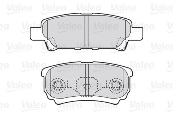 VALEO, Kit de plaquettes de frein, frein à disque