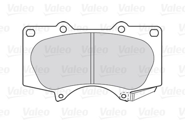 VALEO, Kit de plaquettes de frein, frein à disque