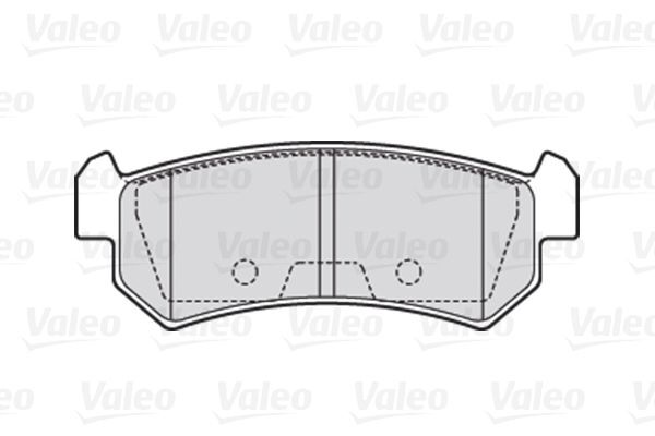 VALEO, Kit de plaquettes de frein, frein à disque