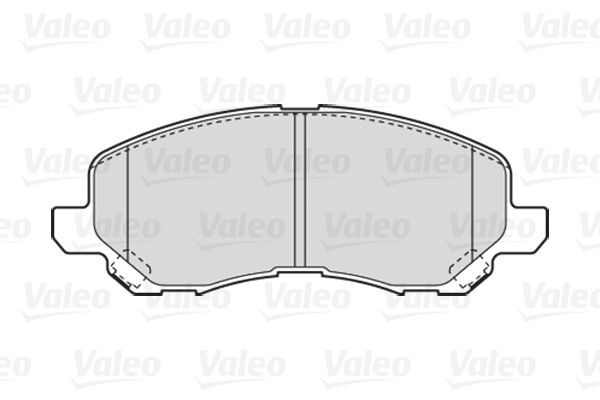 VALEO, Kit de plaquettes de frein, frein à disque