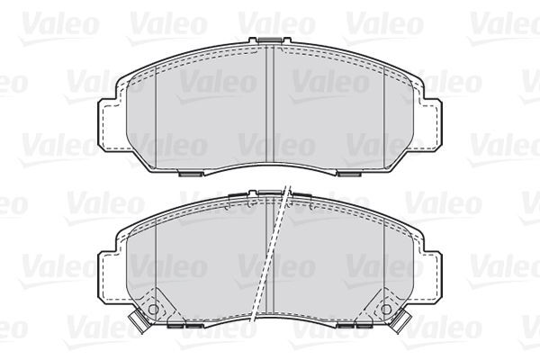 VALEO, Kit de plaquettes de frein, frein à disque