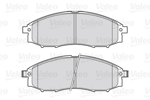 VALEO, Kit de plaquettes de frein, frein à disque