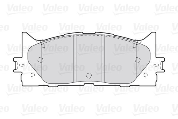 VALEO, Kit de plaquettes de frein, frein à disque