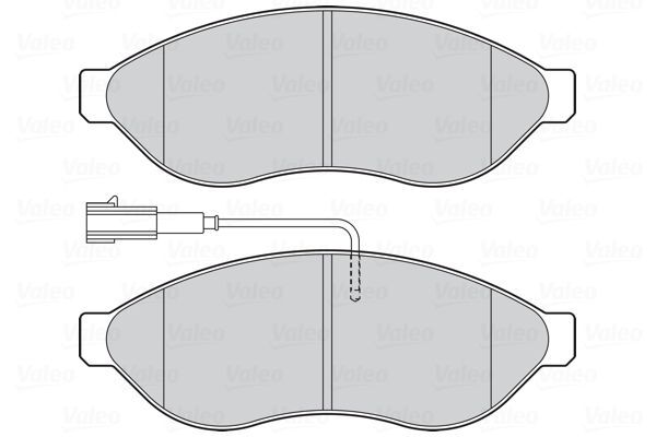 VALEO, Kit de plaquettes de frein, frein à disque