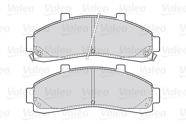 VALEO, Kit de plaquettes de frein, frein à disque