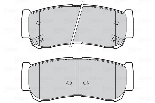 VALEO, Kit de plaquettes de frein, frein à disque