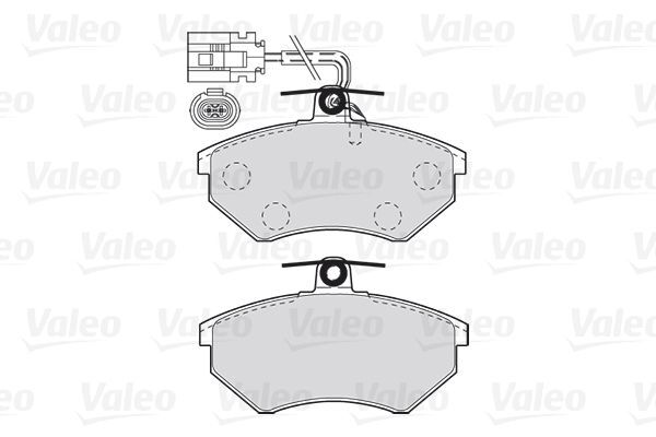 VALEO, Kit de plaquettes de frein, frein à disque