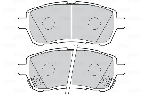 VALEO, Kit de plaquettes de frein, frein à disque