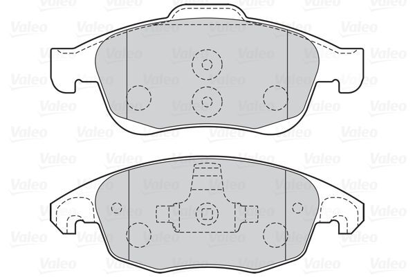 VALEO, Kit de plaquettes de frein, frein à disque