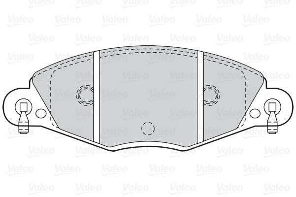 VALEO, Kit de plaquettes de frein, frein à disque