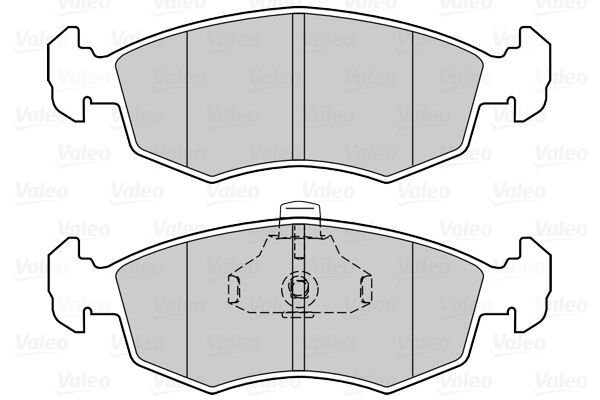 VALEO, Kit de plaquettes de frein, frein à disque