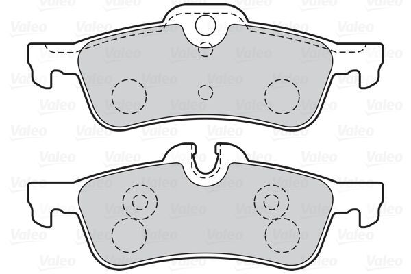 VALEO, Kit de plaquettes de frein, frein à disque