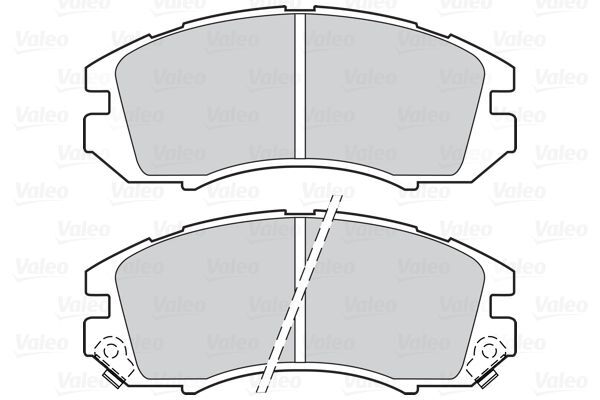 VALEO, Kit de plaquettes de frein, frein à disque