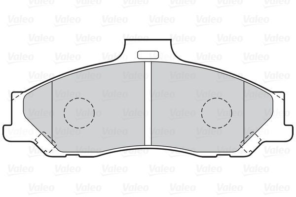 VALEO, Kit de plaquettes de frein, frein à disque