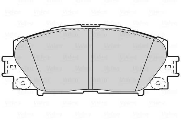 VALEO, Kit de plaquettes de frein, frein à disque