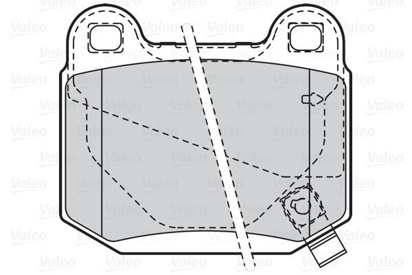 VALEO, Kit de plaquettes de frein, frein à disque