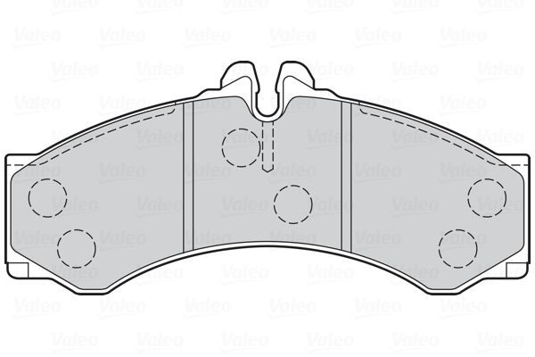 VALEO, Kit de plaquettes de frein, frein à disque