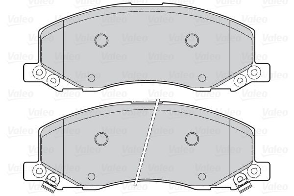 VALEO, Kit de plaquettes de frein, frein à disque