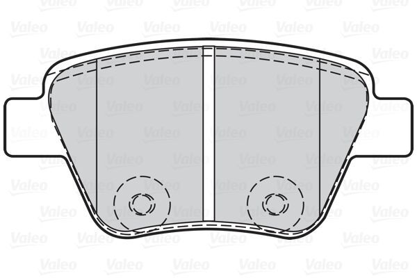 VALEO, Kit de plaquettes de frein, frein à disque