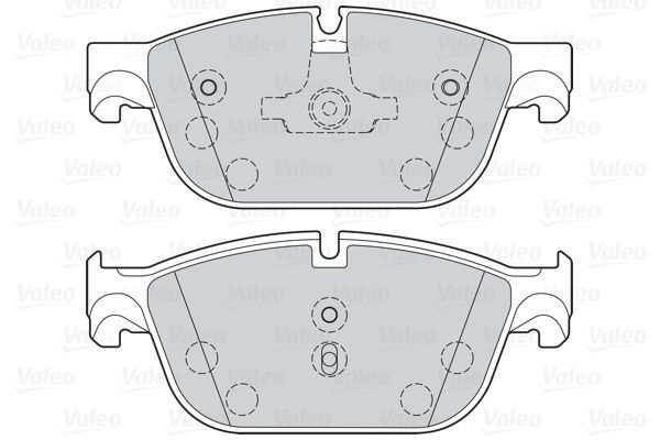 VALEO, Kit de plaquettes de frein, frein à disque