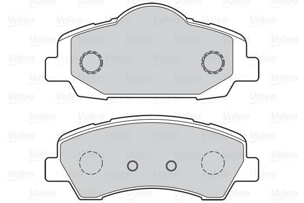 VALEO, Kit de plaquettes de frein, frein à disque