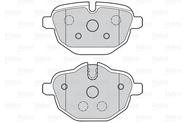 VALEO, Kit de plaquettes de frein, frein à disque