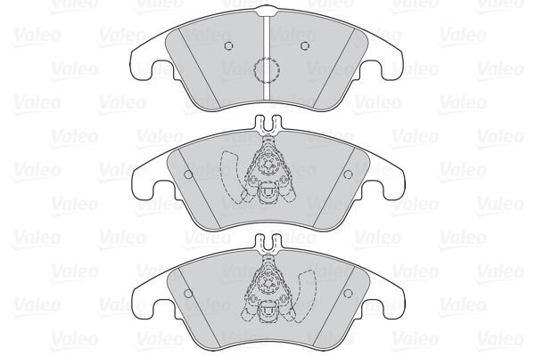 VALEO, Kit de plaquettes de frein, frein à disque