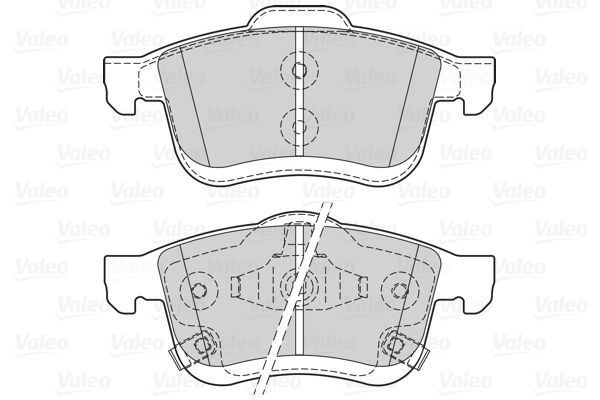 VALEO, Kit de plaquettes de frein, frein à disque