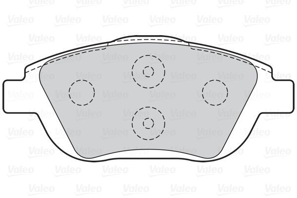 VALEO, Kit de plaquettes de frein, frein à disque