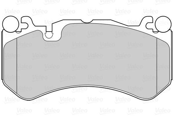 VALEO, Kit de plaquettes de frein, frein à disque