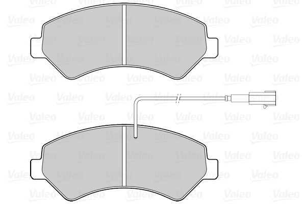 VALEO, Kit de plaquettes de frein, frein à disque