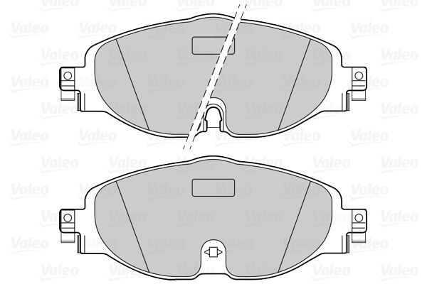 VALEO, Kit de plaquettes de frein, frein à disque