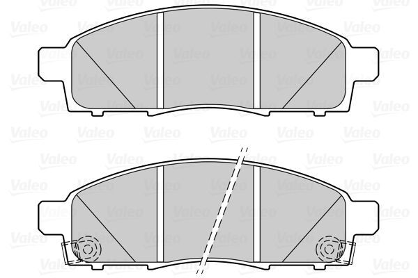 VALEO, Kit de plaquettes de frein, frein à disque
