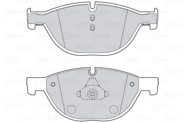 VALEO, Kit de plaquettes de frein, frein à disque