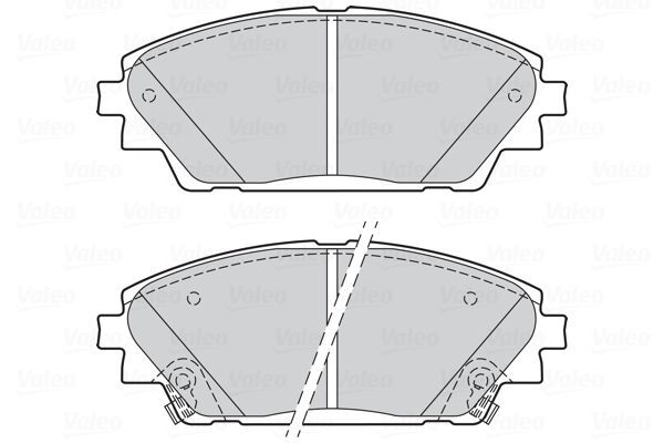 VALEO, Kit de plaquettes de frein, frein à disque