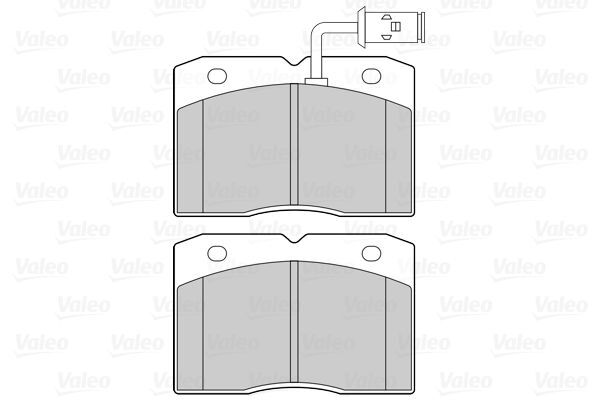 VALEO, Kit de plaquettes de frein, frein à disque