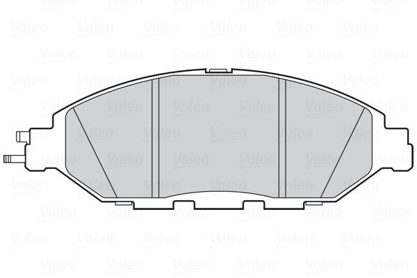 VALEO, Kit de plaquettes de frein, frein à disque