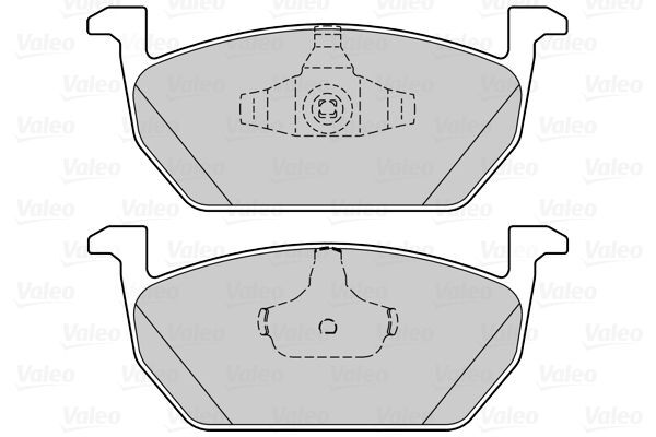 VALEO, Kit de plaquettes de frein, frein à disque