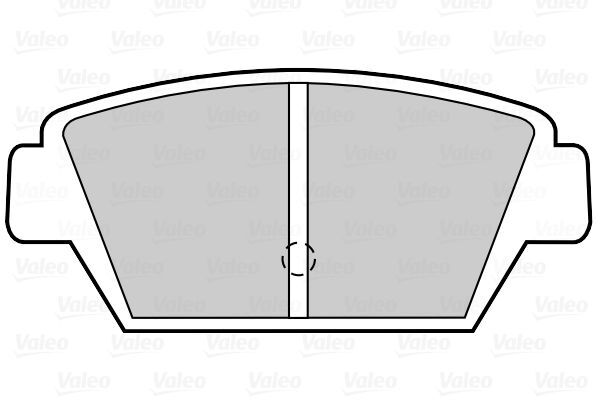VALEO, Kit de plaquettes de frein, frein à disque