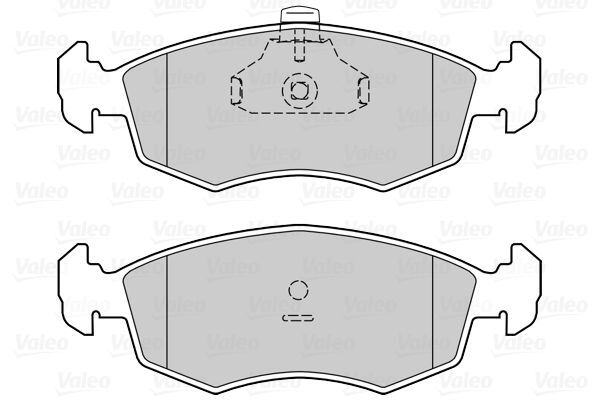 VALEO, Kit de plaquettes de frein, frein à disque
