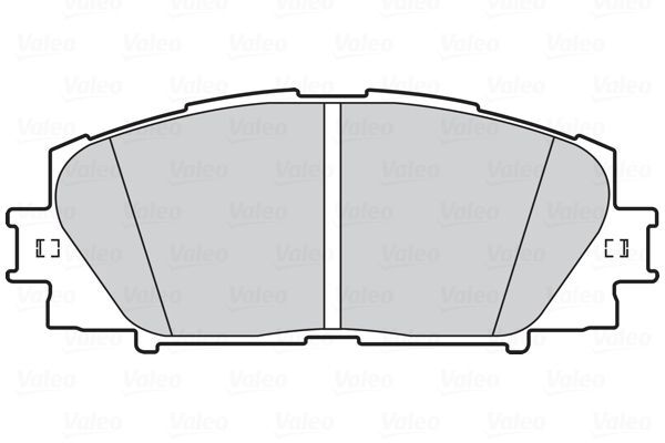 VALEO, Kit de plaquettes de frein, frein à disque