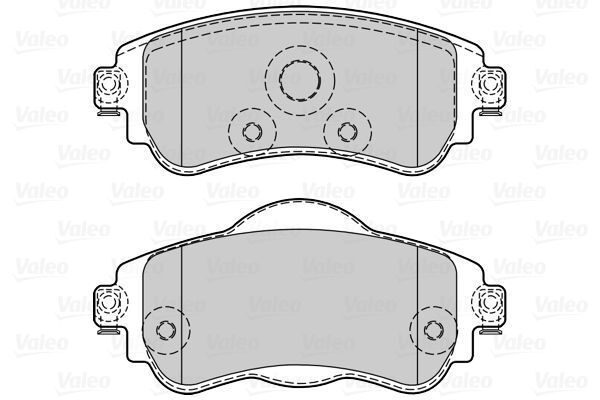 VALEO, Kit de plaquettes de frein, frein à disque