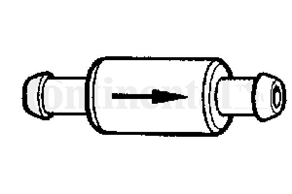 Continental/VDO, Valve, tuyauterie d'eau de nettoyage