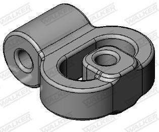 WALKER, Bandes de caoutchouc, échappement